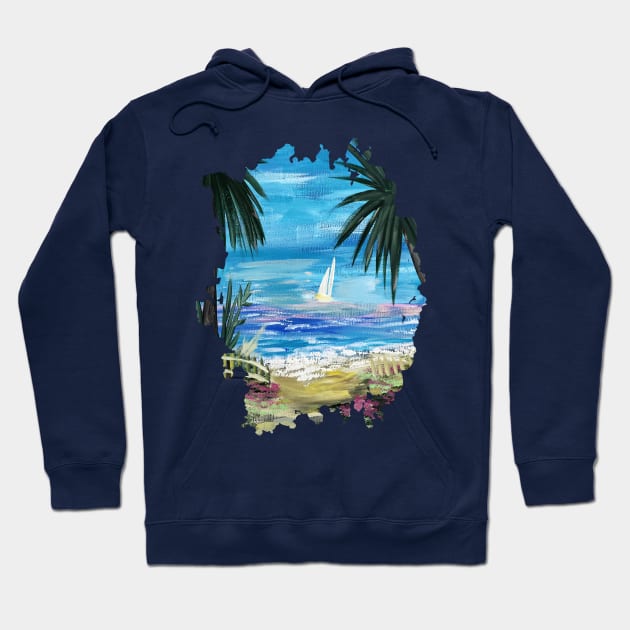 Caribbean Getaway Hoodie by adamzworld